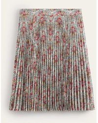 Boden - Mini Pleated Skirt Multi, Vine Terrace - Lyst