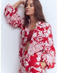 Boden - Puff Sleeve Linen Shirt - Lyst