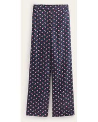 Boden - Printed Pull-on Pants French Navy, Falling Dot - Lyst