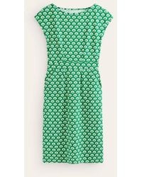 Boden - Florrie Jersey Dress Green Tambourine, Foliage Geo - Lyst