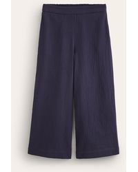 Boden - Double Cloth Cropped Trousers - Lyst