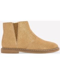 Boden - Bottines En Daim-Doré - Lyst