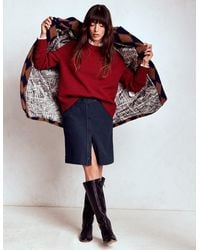 Boden - Cecelia Textured Skirt - Lyst