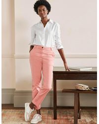 Boden Satin Allendale Pants Cherry in 