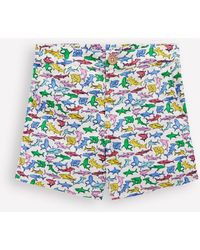 Boden - Short En Coton Et Lin-Requins Micro Multi - Lyst