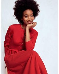 Boden - Button Detail Mix Dress - Lyst