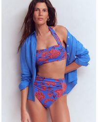 Boden - Kythira Ruched Bikini Bottoms - Lyst