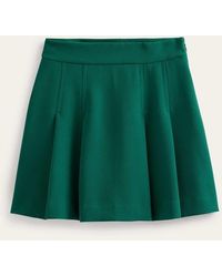 Boden - Pleated Crepe Mini Skirt - Lyst