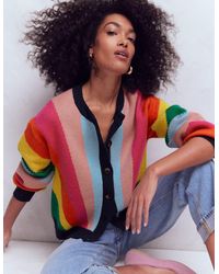 Boden - Abi Jacquard Cardigan - Lyst