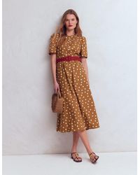 Boden - Ivy Cotton Midi Dress - Lyst