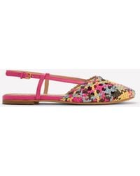Boden - Woven Slingback Flats - Lyst