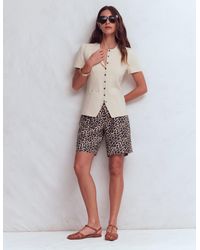 Boden - Kensington Linen Shorts - Lyst
