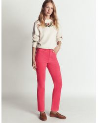 Boden - High Rise Cord Slim Jeans - Lyst