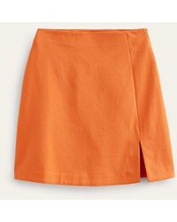 Boden - Side Split Jersey Mini Skirt - Lyst