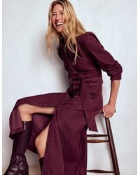 Boden - Clara Cord Midi Dress - Lyst