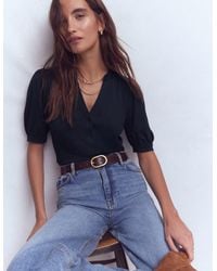 Boden - Supersoft Short Sleeve Henley - Lyst