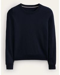 Boden - Pull catriona col rond en coton - Lyst
