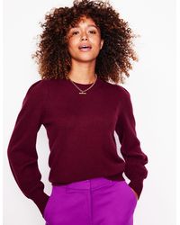 Boden - Pleated Cashmere Sweaterport - Lyst