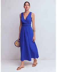 Boden - Lorna Trim Double Cloth Dress - Lyst