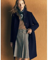 Boden - Funnel Neck Wool Coat - Lyst
