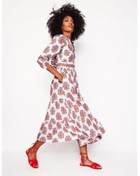 Boden - Midi Dress-Multi, Meadow Paisley - Lyst