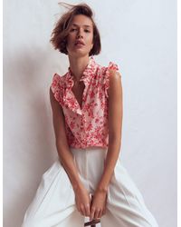 Boden - Isabel Sleeveless Silk Top - Lyst