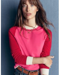 Boden - Meg Saddle Sleeve Sweater, Colour Block - Lyst