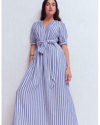 Boden - Double Cloth Puff Sleeve Dress - Lyst