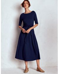Boden - Mathilde Tie Waist Ponte Dress - Lyst