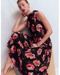 Boden - Roisin Tie Neck Maxi Dress - Lyst