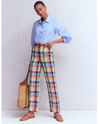 Boden - Canonbury 7/8 Linen Trousers - Lyst