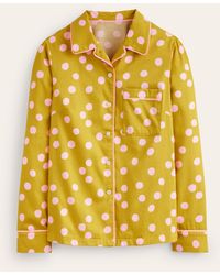 Boden - Cotton Sateen Pyjama Shirt - Lyst