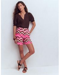 Boden - Belgravia Linen Shorts - Lyst