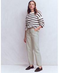 Boden - Exposed Button Straight Jeans - Lyst