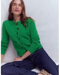 Boden - Lucy Chunky Cotton Cardigan - Lyst
