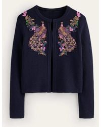 Boden - Embellished Knitted Jacket - Lyst