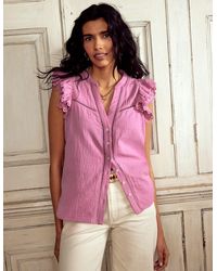 Boden - Sleeveless Double Cloth Top - Lyst