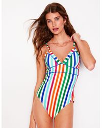 Boden - Kasos String V Neck Swimsuit - Lyst