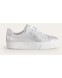 Boden - Leather Flatform Sneakers - Lyst