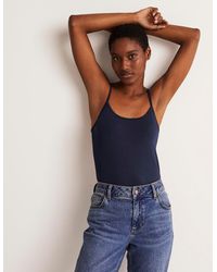 Boden - Plain Cami Navy - Lyst