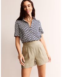Boden - Hampstead Linen Shorts - Lyst