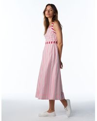 Boden - Cross-Back Linen Blend Dress - Lyst
