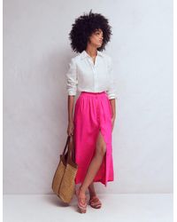 Boden - Emma Linen Maxi Skirt - Lyst