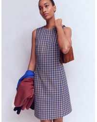 Boden - Lou Check Shift Dress - Lyst