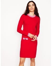 Boden - Holly Knitted Shift Dress - Lyst