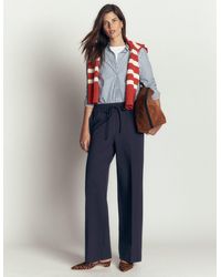 Boden - Greenwich Tie Ponte Trousers - Lyst