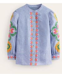 Boden - Ava Embroidered Top - Lyst