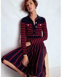 Boden - Brönte Knitted Rib Shirt Dress - Lyst
