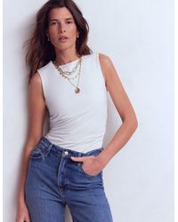 Boden - Tia Sleeveless Ruch Jersey Top - Lyst