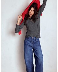 Boden - Cotton Crew Long Sleeve Top - Lyst